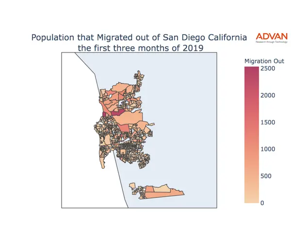 San Diego migration out