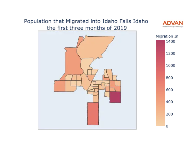 Idaho Falls migration in