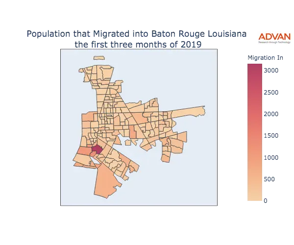 Baton Rouge migration in