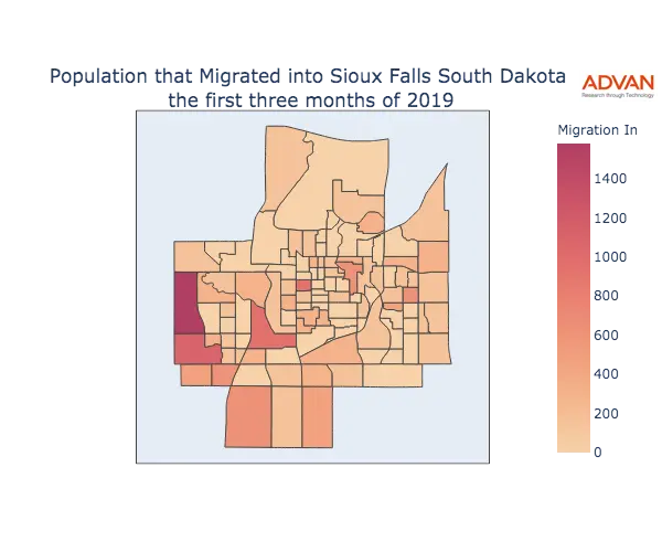 Sioux Falls migration in