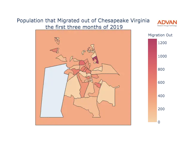 Chesapeake migration out